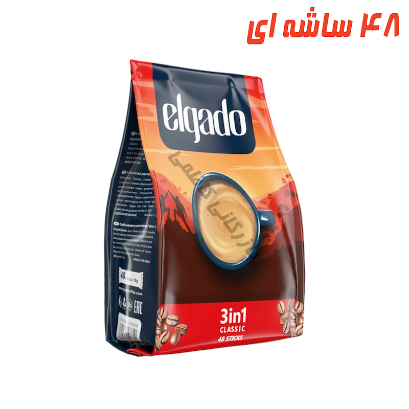کافی میکس ( 3 در 1 ) 48 ساشه ای الگادو