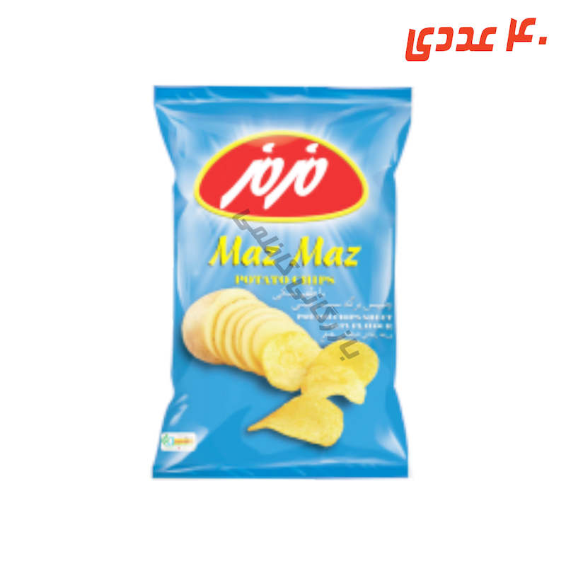 چیپس نمکی 65 گرم مزمز