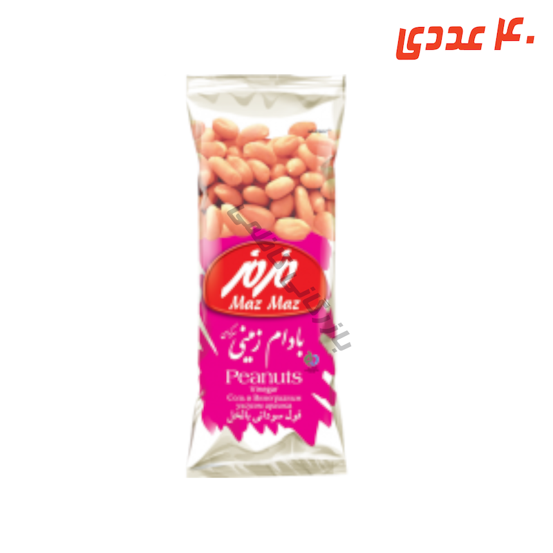 بادام زمینی سرکه ای 35 گرم مزمز
