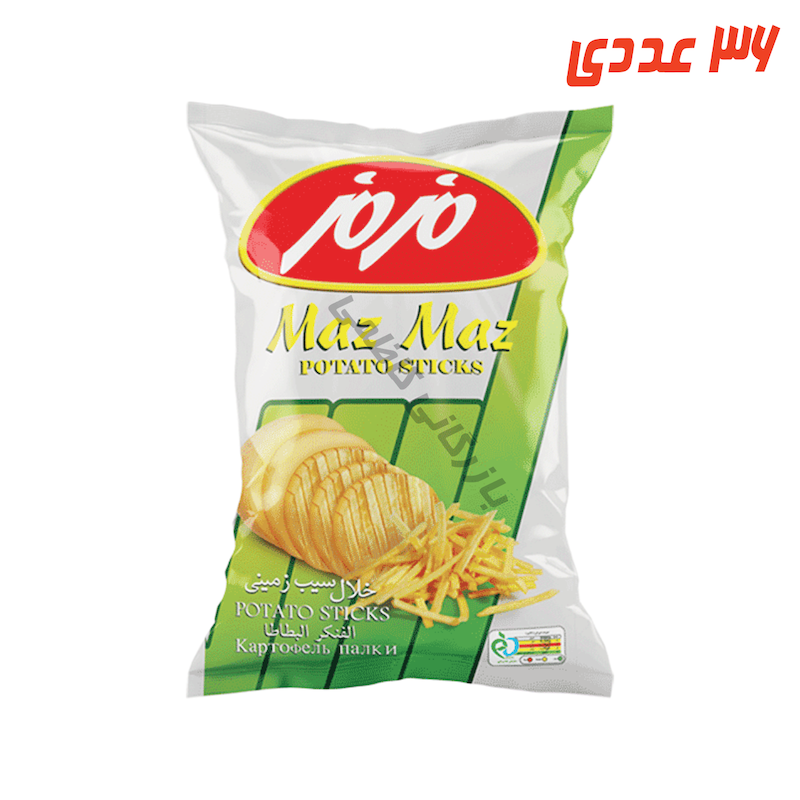 چیپس خلالی 95 گرم مزمز