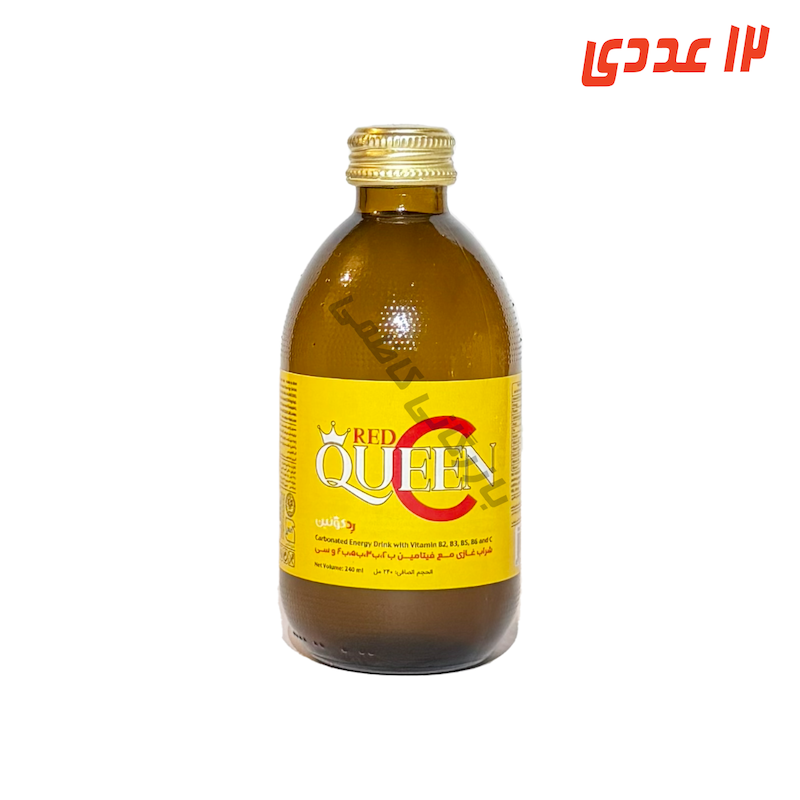انرژری زا ویتامین سی شیشه ای 240 میلی لیتر رد کوئین