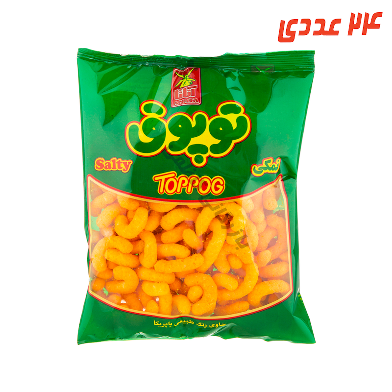 اسنک نمکی توپوق 80 گرم آناتا