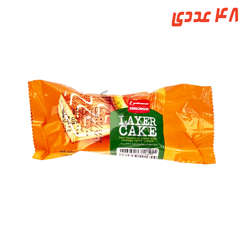 کیک تی تاب پرتقالی 25 گرم سیمرغ