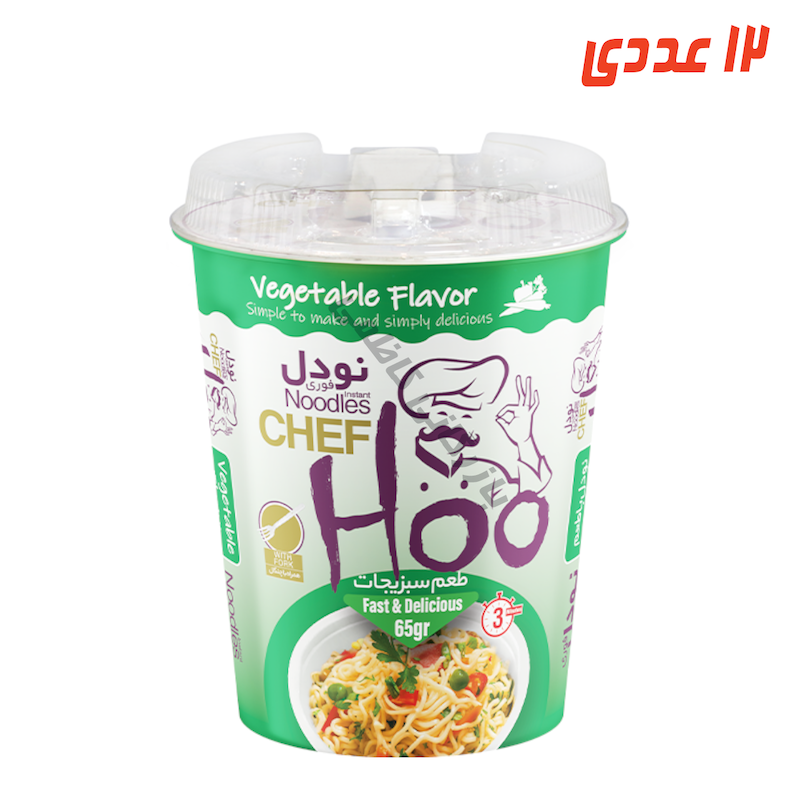 نودل لیوانی سبزیجات 65 گرم شف هو
