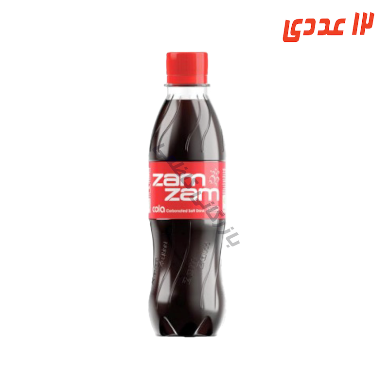 نوشابه مشکی بطری 300 میلی لیتر زم زم