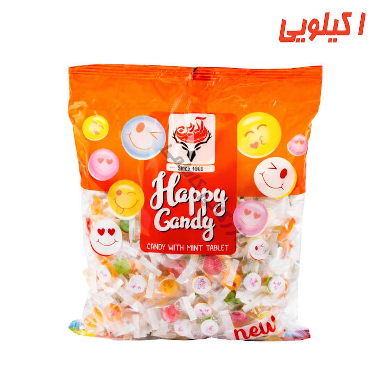 آبنبات نعنایی هپی کندی 1 کیلوگرم آدرین