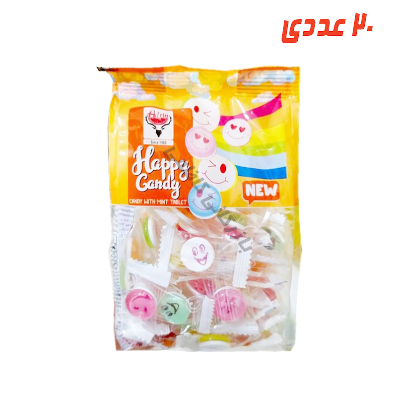 آبنبات نعنایی هپی کندی 190 گرم آدرین