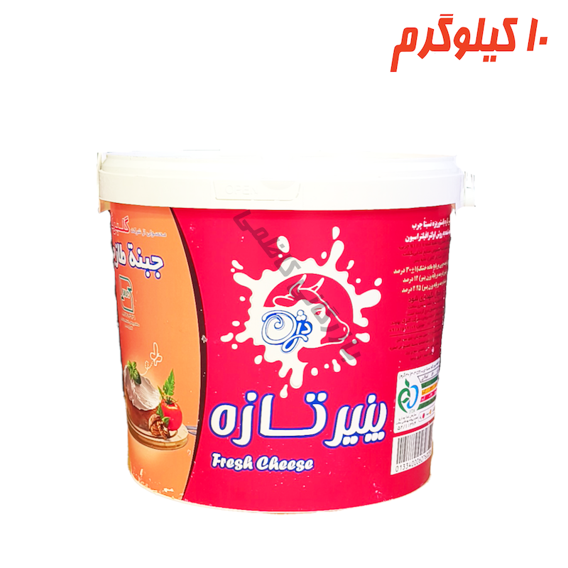 پنیر سفید دژن سطلی 10 کیلوگرم گلبرگ