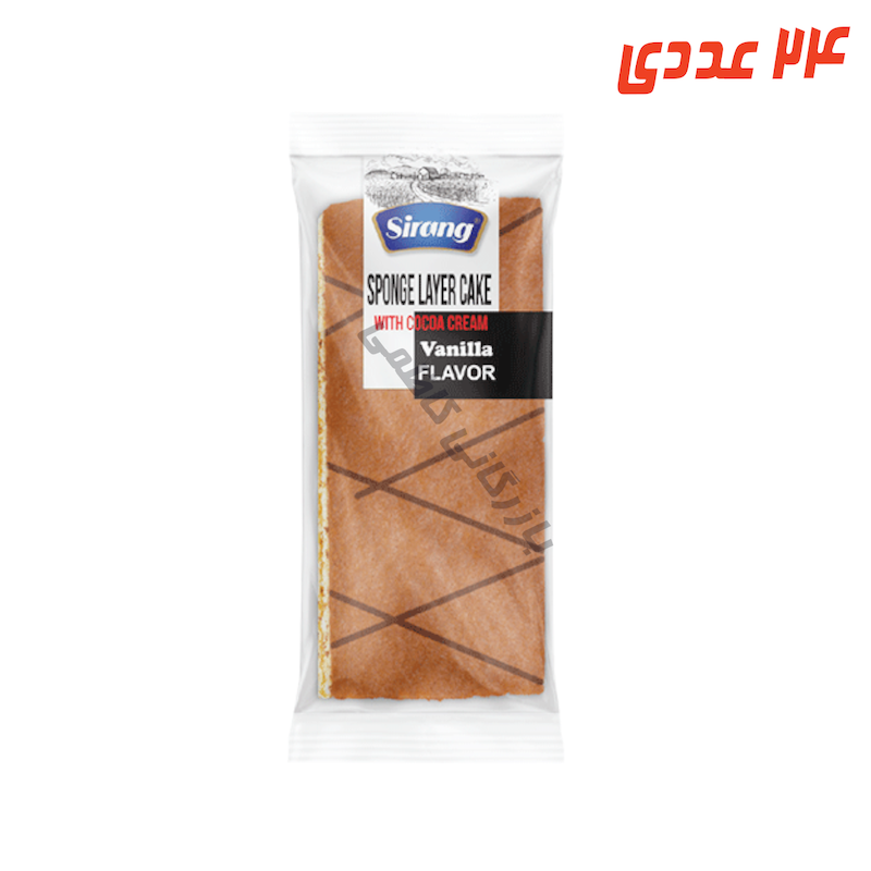 کیک تی تاب با مغزی کاکائویی 75 گرم 24 عددی سیرنگ