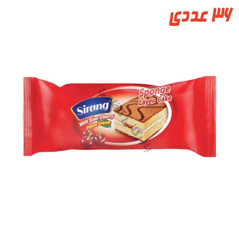 کیک تی تاب 50 گرم سیرنگ ( 36 عددی )