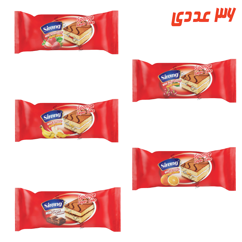 کیک تی تاب 50 گرم 36 عددی سیرنگ