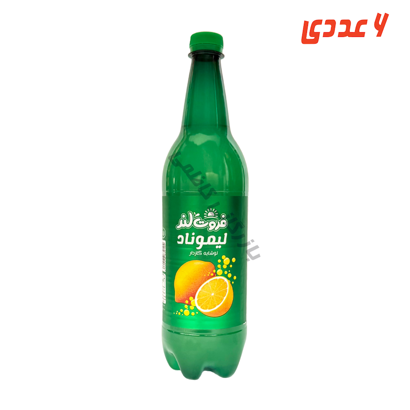 لیموناد بطری 1 لیتر 6 عددی فروت لند