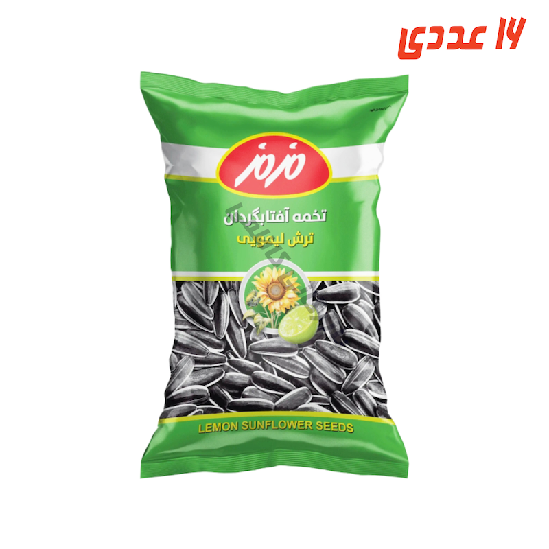 تخمه پوست دار لیمویی 105 گرم مزمز
