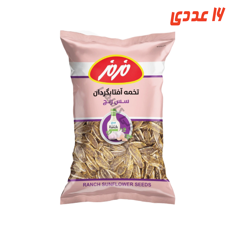 تخمه پوست دار سس رنچ 105 گرم مزمز