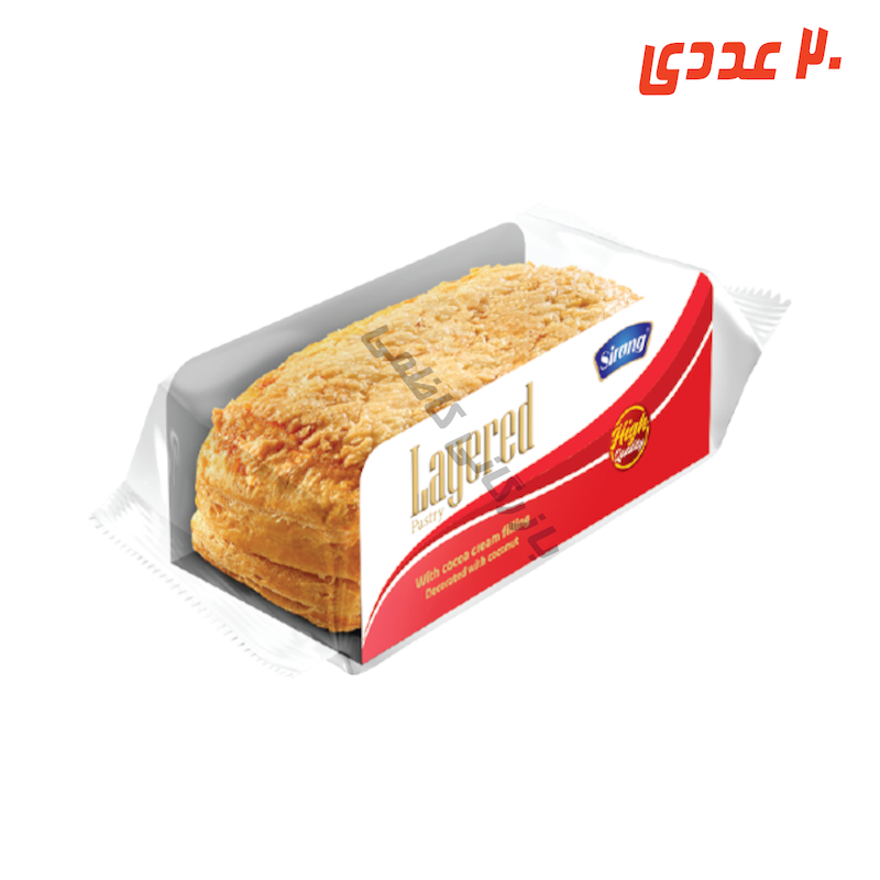 شیرینی دانمارکی با مغزی کرم کاکائو 70 گرم سیرنگ