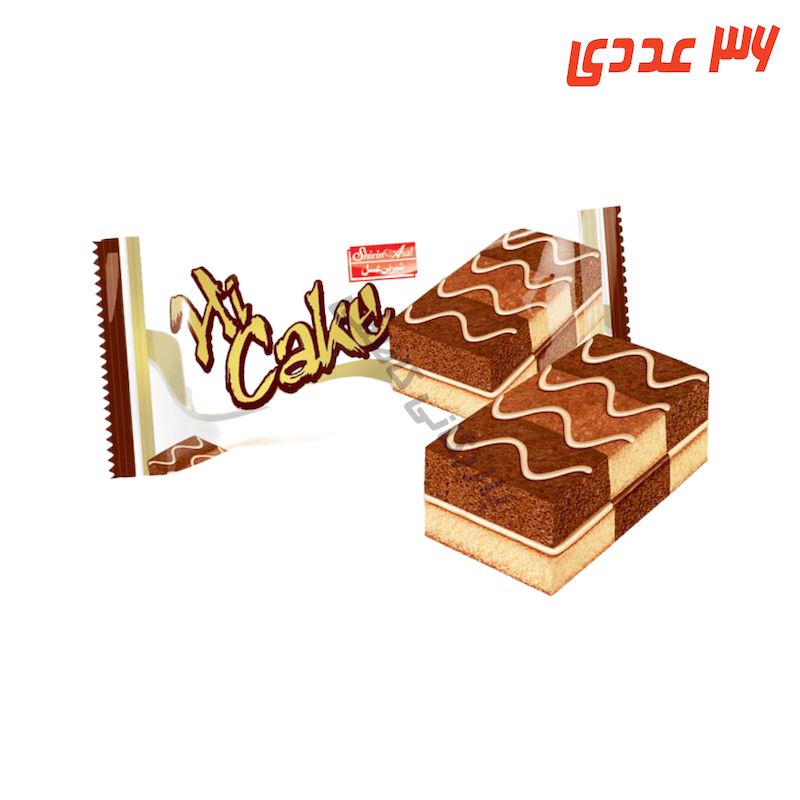 کیک تی تاب دورنگ وانیل و شکلات 50 گرم تیتاب