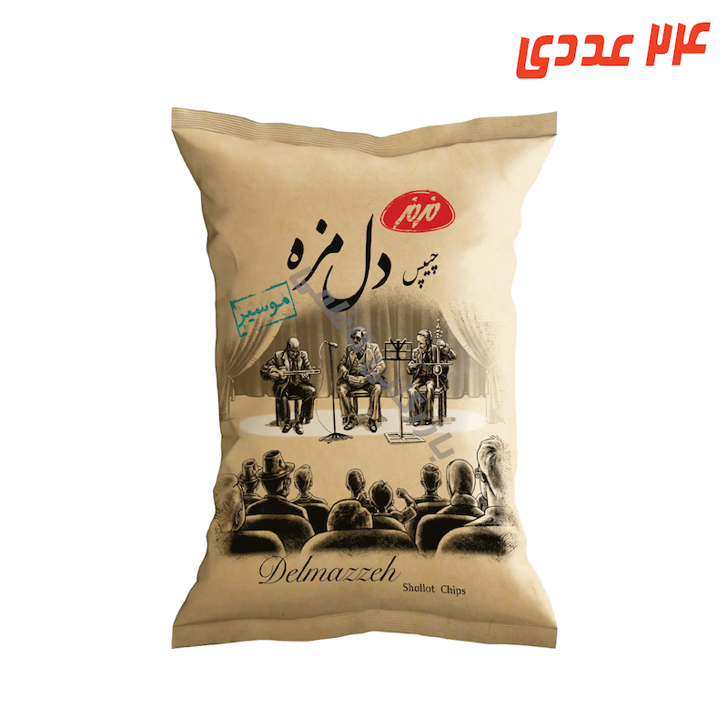 چیپس موسیر دل مزه 90 گرم مزمز