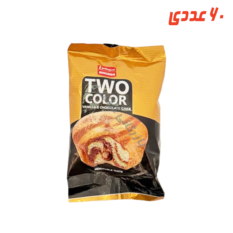 کیک تک قلو دو رنگ 30 گرم سیمرغ