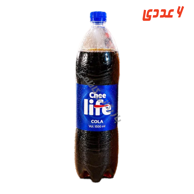 نوشابه کولا بطری 1.5 لیتر چی لایف ( 6 عددی )