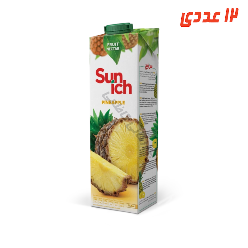 آبمیوه آناناس پاکتی 1 لیتر سن ایچ