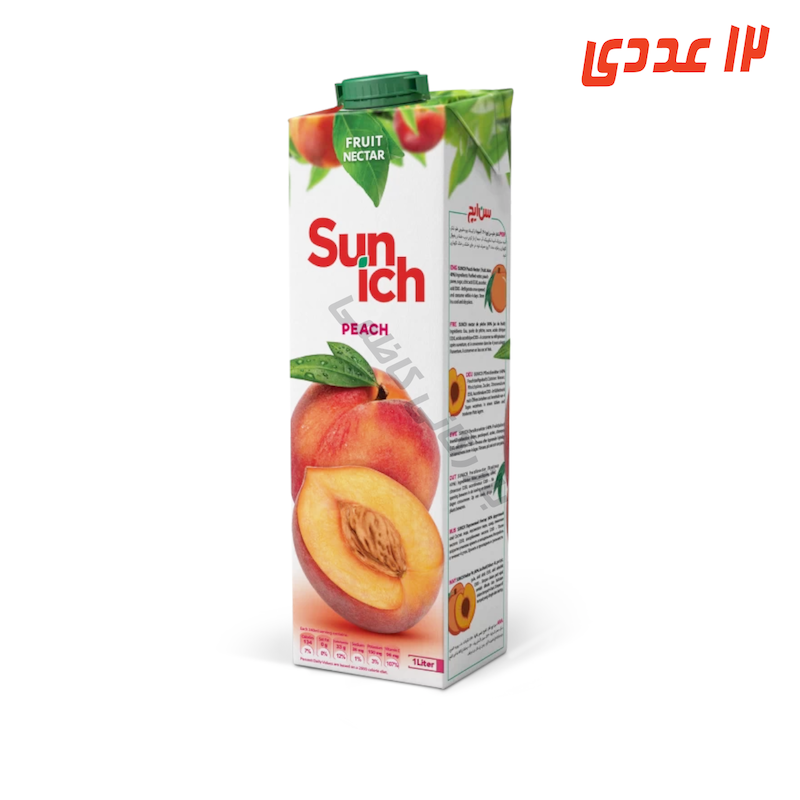 آبمیوه هلو پاکتی 1 لیتر سن ایچ