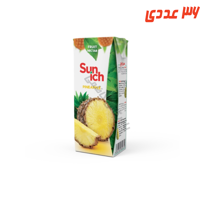 آبمیوه آناناس پاکتی 200 میلی لیتر سن ایچ
