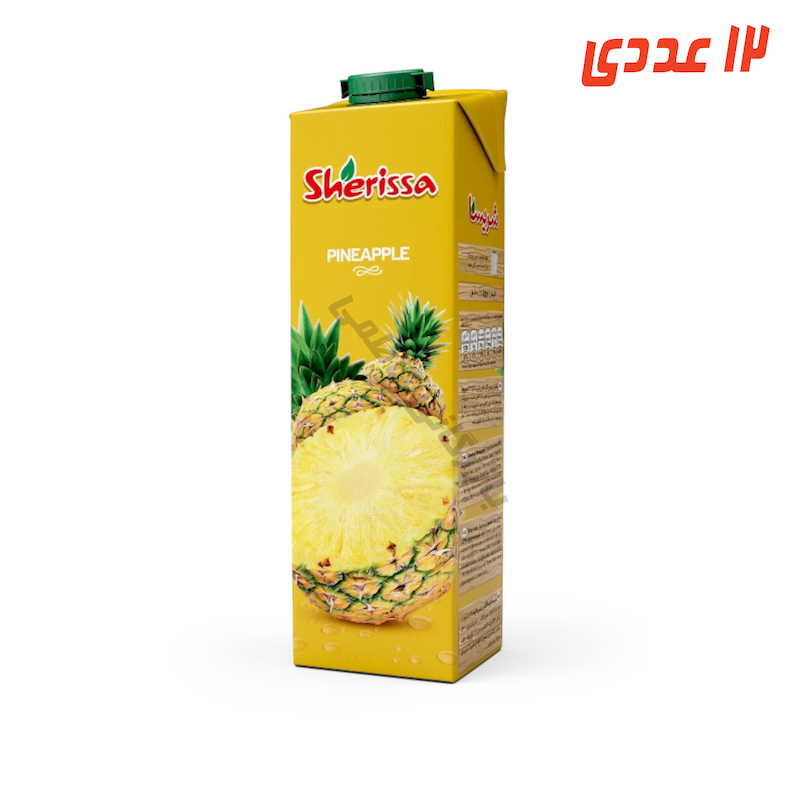 آبمیوه آناناس پاکتی 1 لیتر شریسا