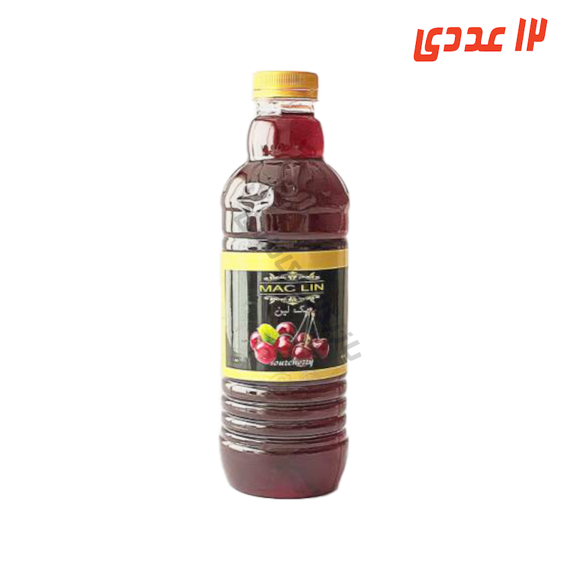 آبمیوه آلبالو بطری 1 لیتر مکلین