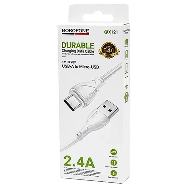 کابل USB-MICRO برند BOROFONE مدل BX121 