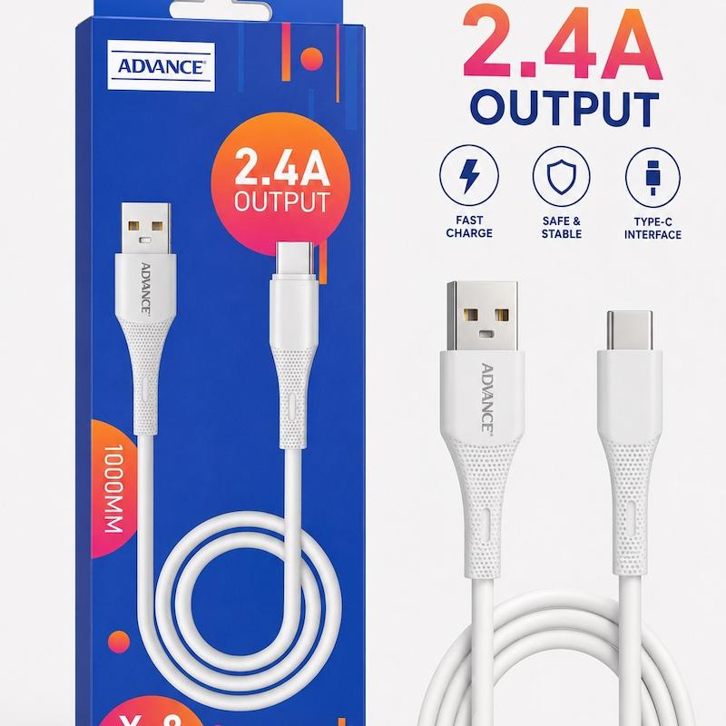 کابل شارژ Type-C ادونس مدل X-8
