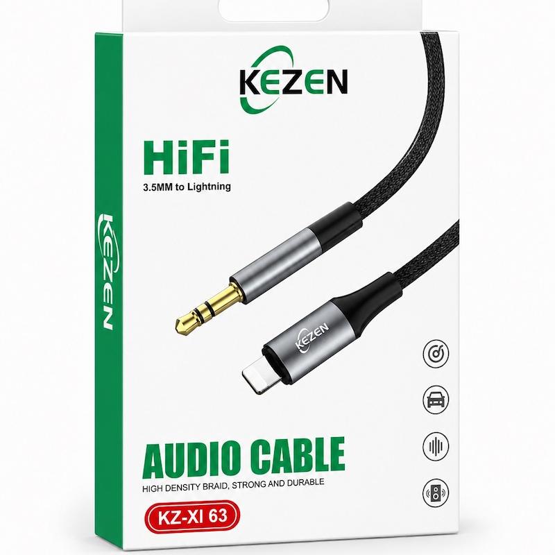 کابل تبدیل صدا (Lightning به 3.5mm) KEZEN KZ-XI63 