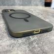 قاب مگ‌سیف شفاف دودی مناسب برای Iphone 12 Promax
