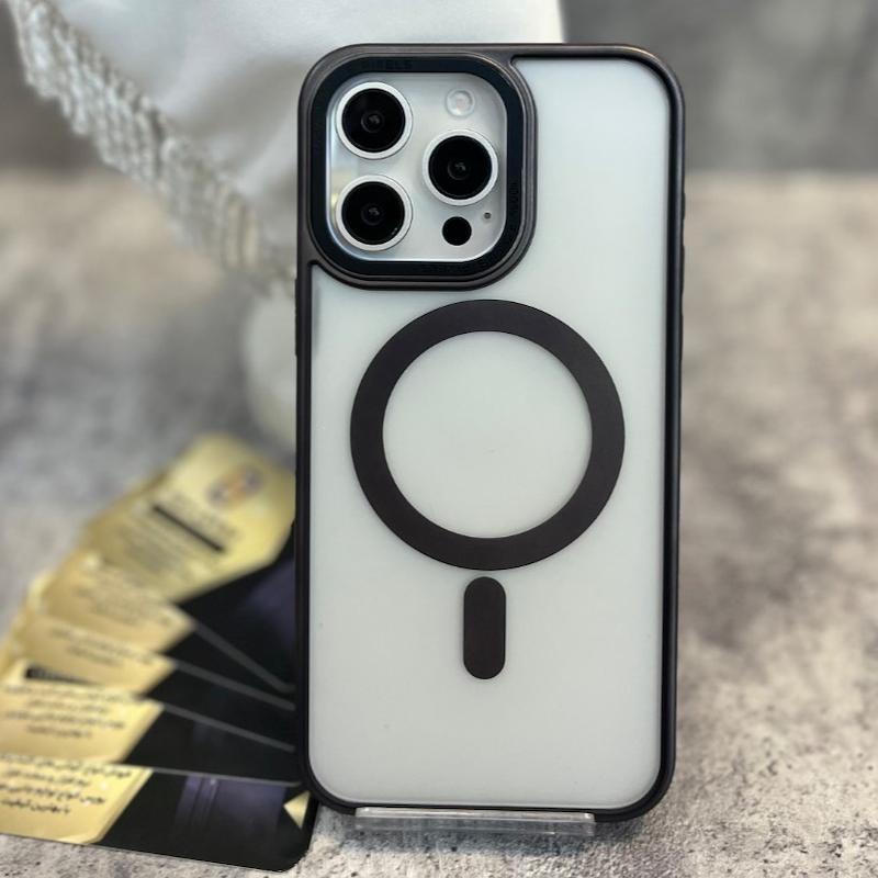 قاب مگ‌سیف مات مناسب برای iPhone 15 Pro Max