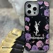 قاب YSL گلدار مناسب برای iPhone 15 Promax
