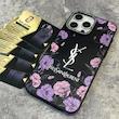 قاب YSL گلدار مناسب برای iPhone 15 Promax
