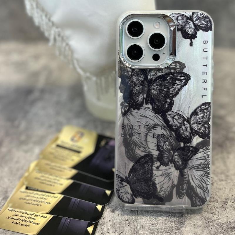 قاب طرح پروانه (Butterfly) مناسب برای iPhone 15 Pro Max