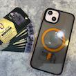 قاب مگ‌سیف مدل شفاف دور رنگی مناسب Iphone 13