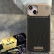 قاب طرح کربن با محافظ لنز مناسب Iphone 13