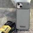 قاب طرح کربن با محافظ لنز مناسب Iphone 13