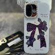 قاب طرح پاپیون نگین‌دار مناسب Iphone 16