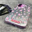 قاب طرح گل رز هولوگرامی مناسب Iphone 16
