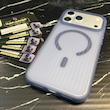 قاب مگ‌سیف شیار‌دار مات مناسب Iphone 17 Promax