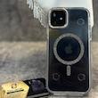 قاب شفاف اکلیلی مگ‌سیف مناسب Iphone 11
