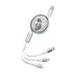 کابل تبدیل USB به USB-C / microUSB / لایتنینگ پرووان مدل PCC118R