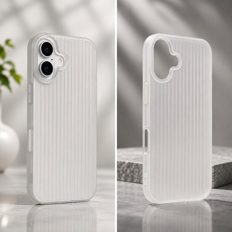 قاب مات شیشه ای شیاردار مدل AV-1001 مناسب برای Iphone 16 
