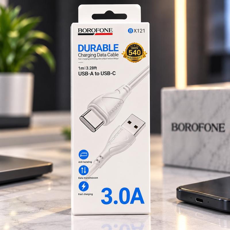 کابل شارژ USB to TYPE-C بروفون مدل BX121
