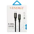 کابل شارژ Type-C به لایتنینگ ایکس انرژی مدل X-360L طول 1 متر