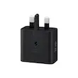 شارژر دیواری 25 وات سامسونگ مدل T2510، اتصال سه پین، درگاه خروجی USB-C، دارای قابلیت شارژ سریع،NFC،اصلی 