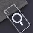 قاب شیشه ای مگسیف دار clear case Iphone Xs/X