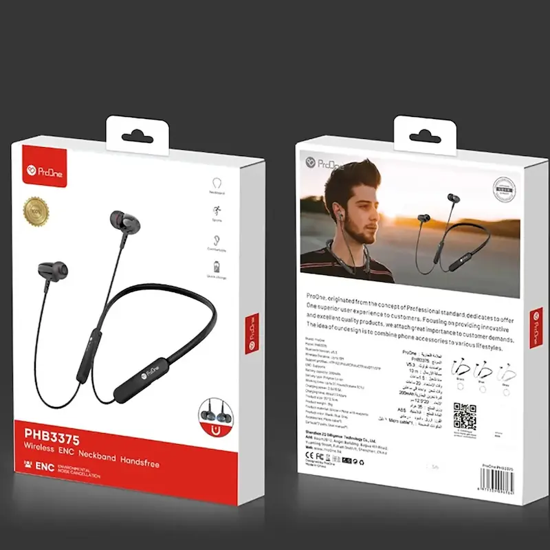 هندزفری بلوتوثی گردنی پرووان مدل PHB3375